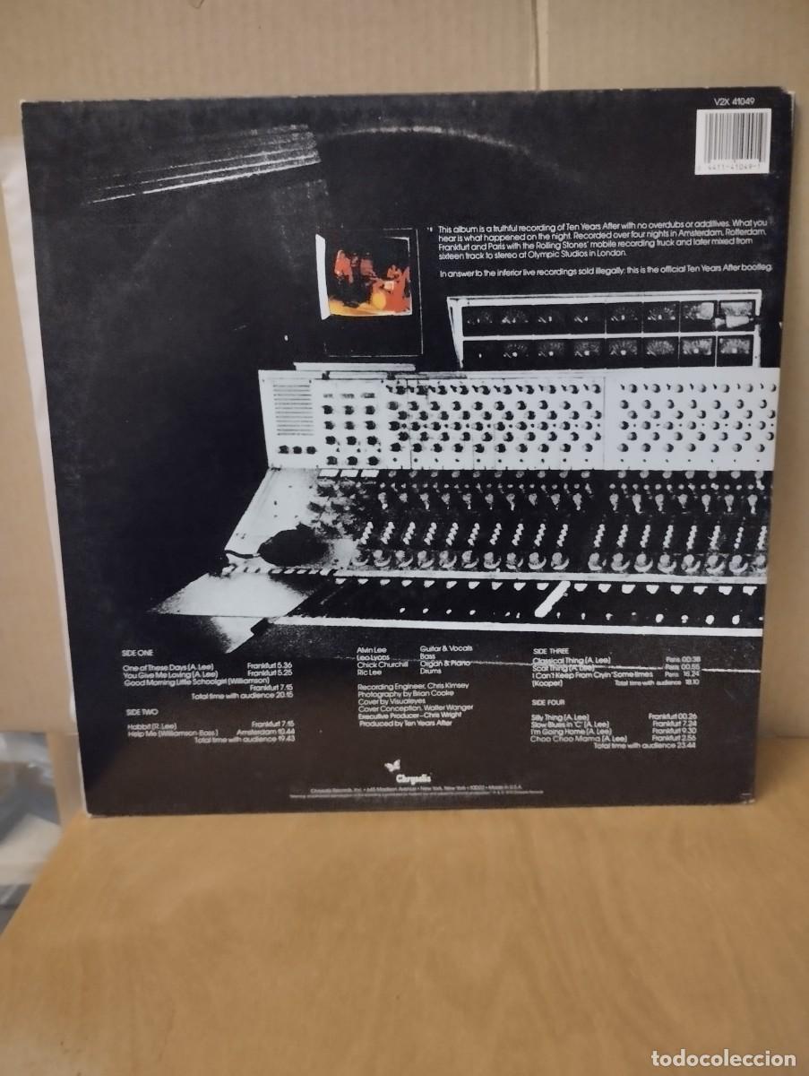 Discos de vinilo: TEN YEARS AFTER ----- RECORDED LIVE - Foto 2