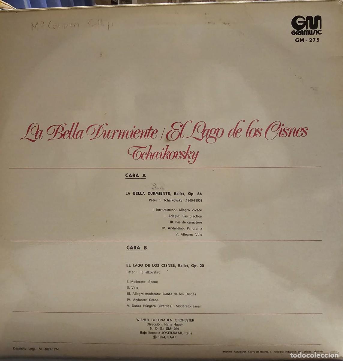 Discos de vinilo: Vinilo Tchaikovsky: La Bella Durmiente / El Lago - Foto 2