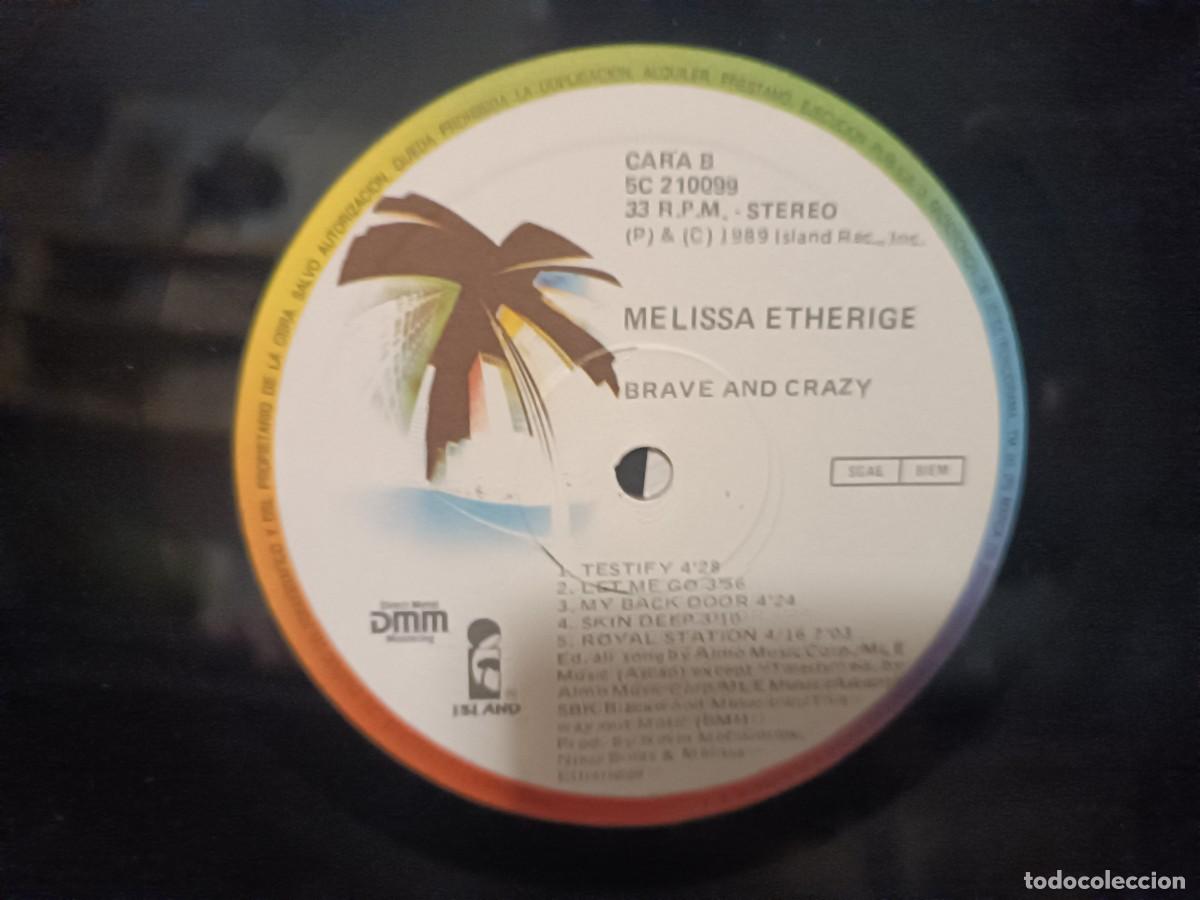 Discos de vinilo: Melissa Etheridge Brave And Crazy - Foto 3