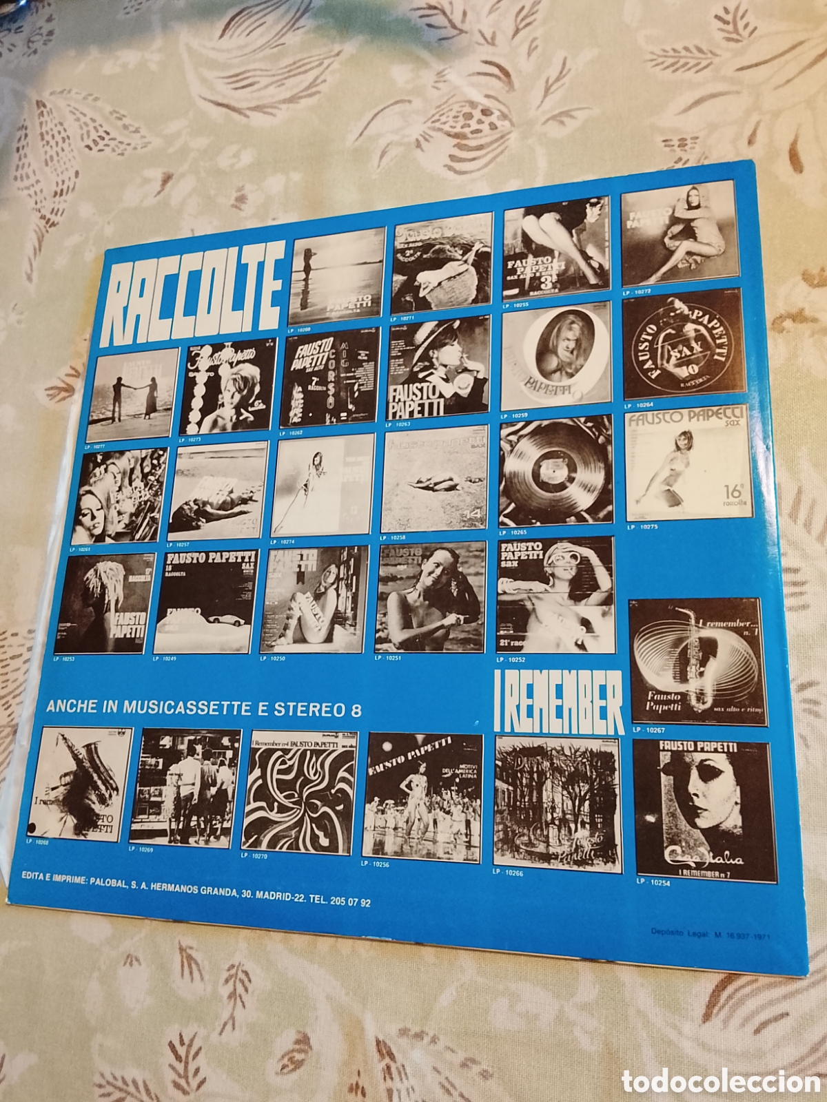 Discos de vinilo: Fausto papetti I remember 2 vinilo - Foto 2