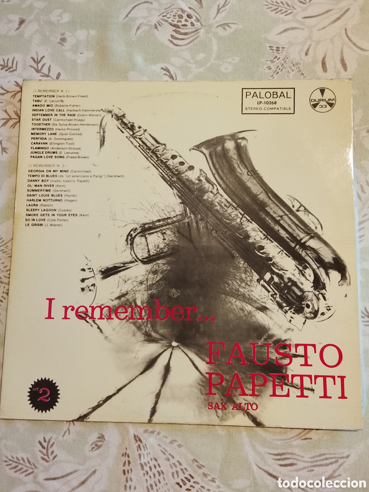 Discos de vinilo: Fausto papetti I remember 2 vinilo - Foto 1