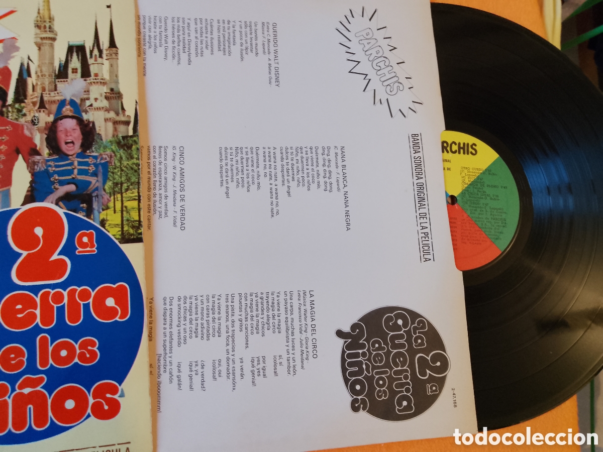 Discos de vinilo: PARCHIS - LA 2&ordf; GUERRA DE LOS NI&Ntilde;OS - Foto 2