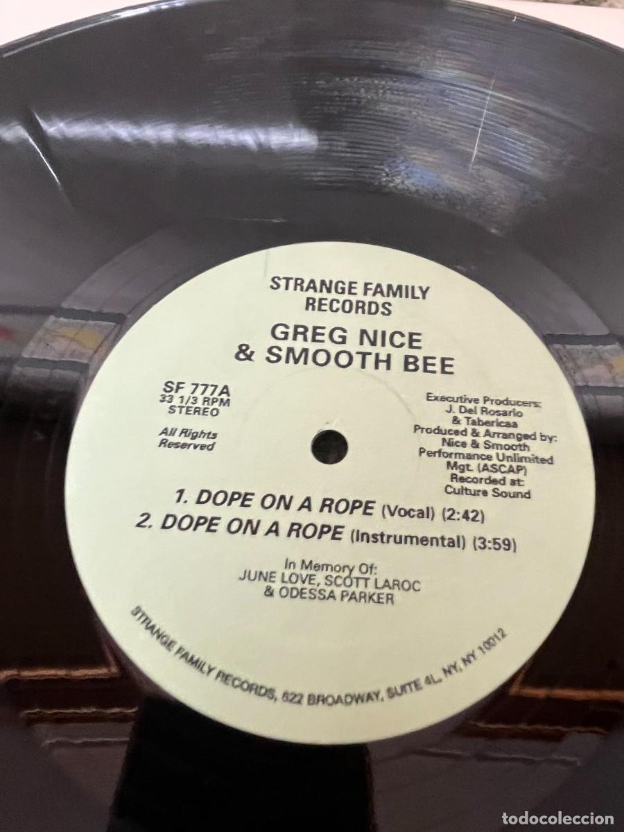 Discos de vinilo: Greg Nice & Smooth Bee Dope On A Rope - Foto 3