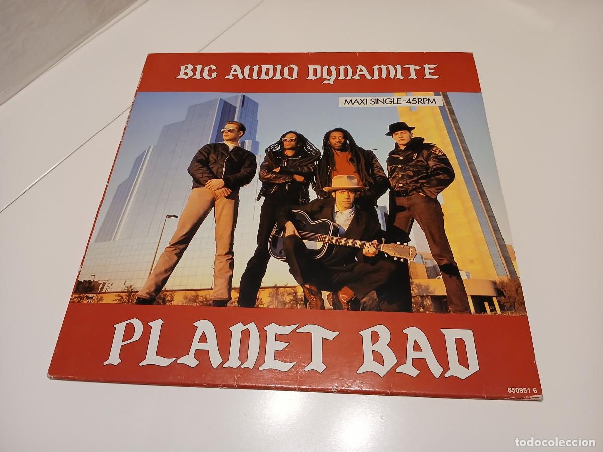 Discos de vinilo: BIG AUDIO DYNAMITE -PLANET BAD- (1987) MAXI-SINGLE - Foto 1