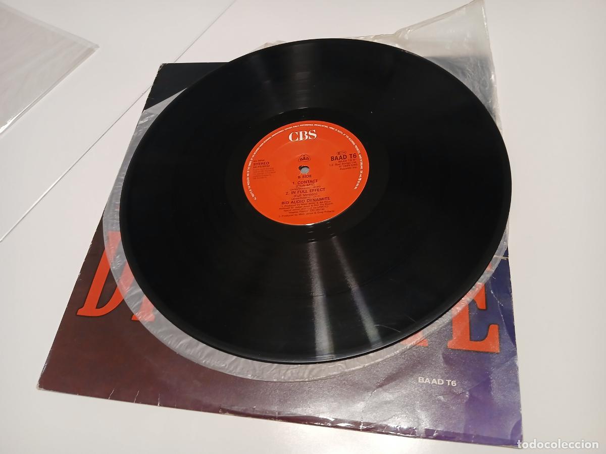Discos de vinilo: BIG AUDIO DYNAMITE -CONTACT- (1989) MAXI-SINGLE - Foto 4