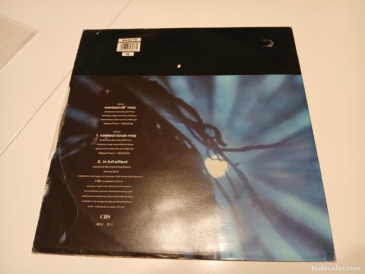 Discos de vinilo: BIG AUDIO DYNAMITE -CONTACT- (1989) MAXI-SINGLE - Foto 5