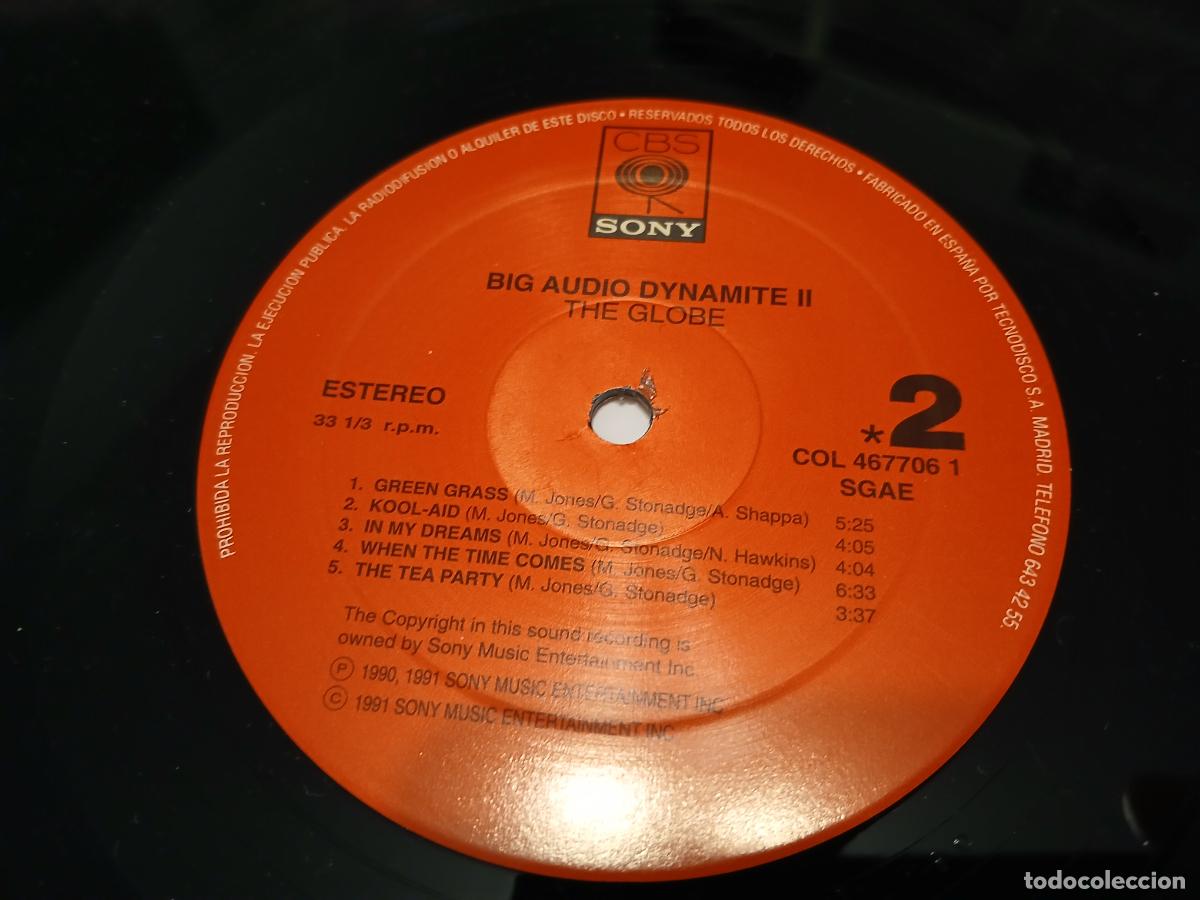 Discos de vinilo: BIG AUDIO DYNAMITE II -THE GLOBE- (1991) LP DISCO VINILO - Foto 2