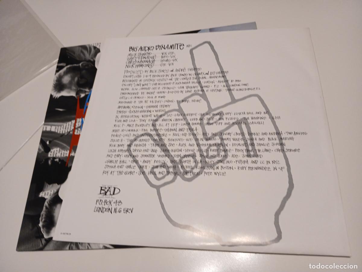Discos de vinilo: BIG AUDIO DYNAMITE II -THE GLOBE- (1991) LP DISCO VINILO - Foto 5