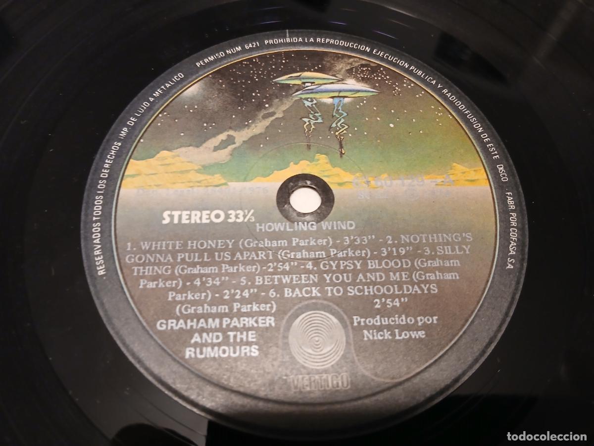Discos de vinilo: GRAHAM PARKER -HOWLIN WIND- (1977) LP DISCO VINILO - Foto 3