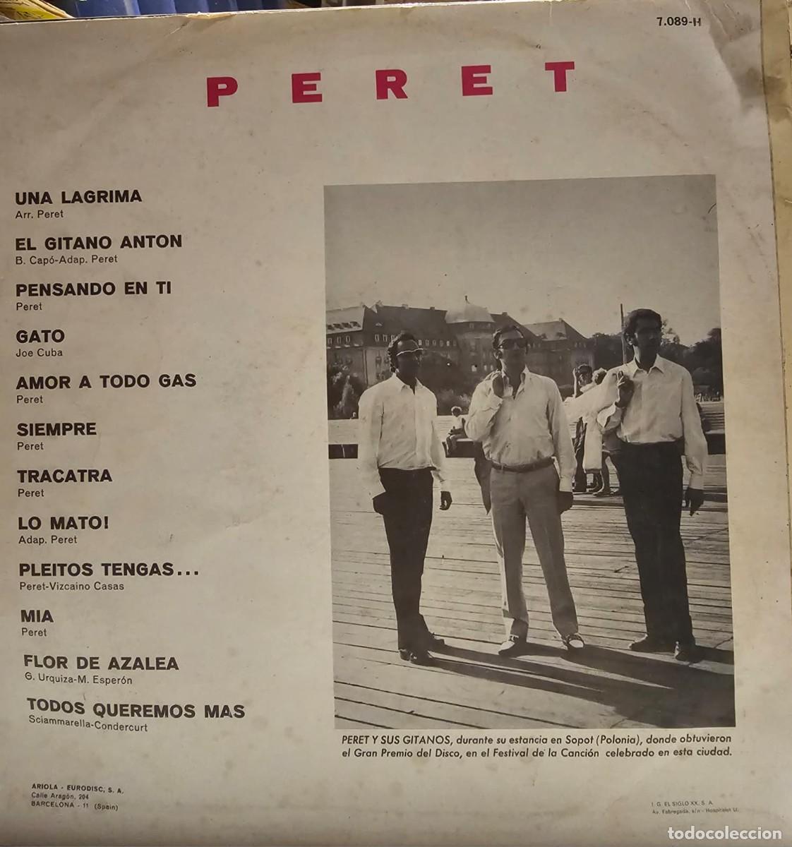 Discos de vinilo: Vinilo Peret - Vergara - Foto 2