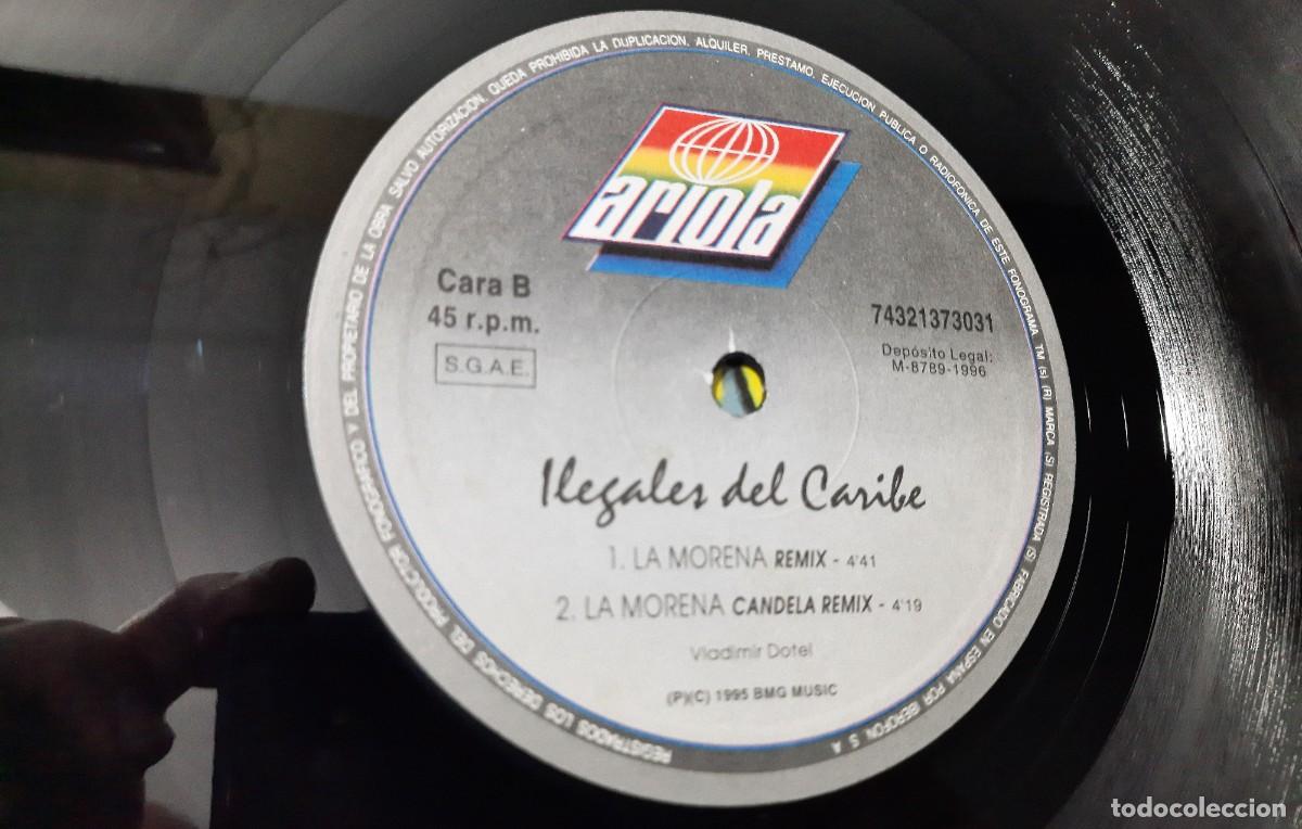 Discos de vinilo: Ilegales del caribe - La morena - Foto 4