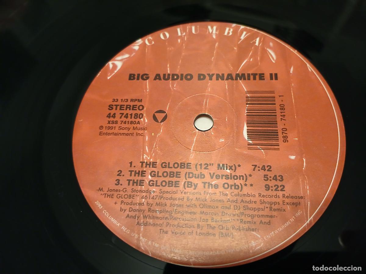 Discos de vinilo: BIG AUDIO DYNAMITE II -THE GLOBE- (1991) LP DISCO VINILO - Foto 2