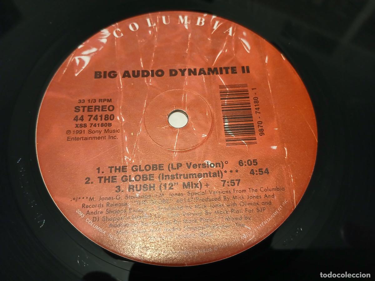 Discos de vinilo: BIG AUDIO DYNAMITE II -THE GLOBE- (1991) LP DISCO VINILO - Foto 3