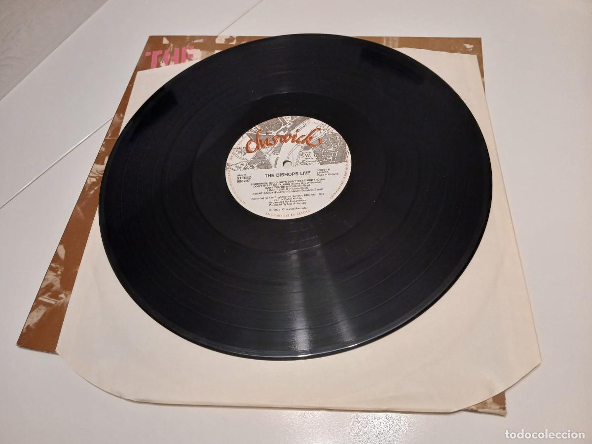 Discos de vinilo: THE BISHOPS -LIVE!- (1978) LP DISCO VINILO - Foto 4