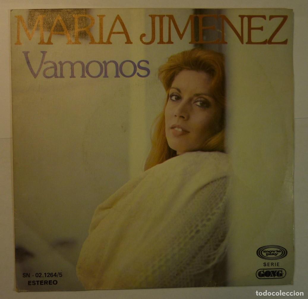 Discos de vinilo: MARIA JIMENEZ // VAMONOS // 1977 // SINGLE - Foto 1
