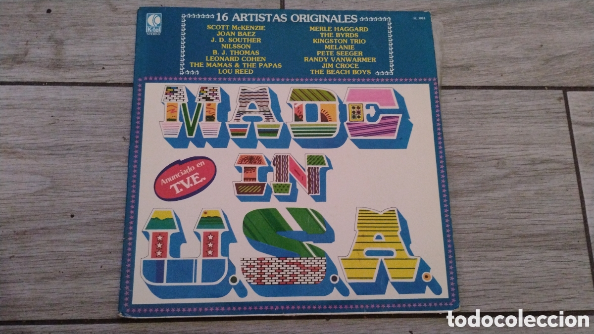Discos de vinilo: VARIOUS-MADE IN U.S.A-LP-K&bull;TEL/SPAIN-IB - Foto 1