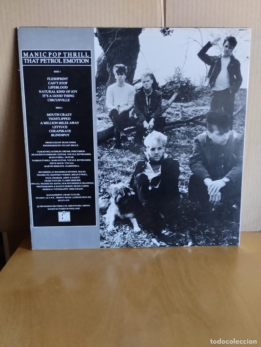 Discos de vinilo: THAT PETROL EMOTION ---- MANIC POP THRILL - Foto 2