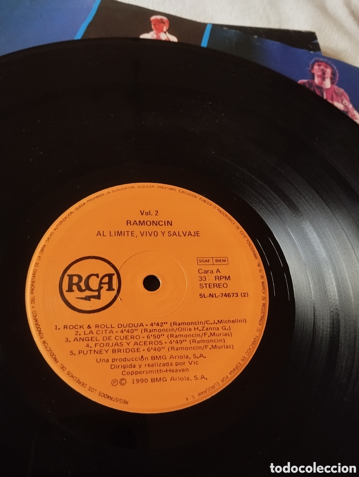 Discos de vinilo: Ramonc&iacute;n - Al limite Vivo y Salvaje - 2LP - Foto 10
