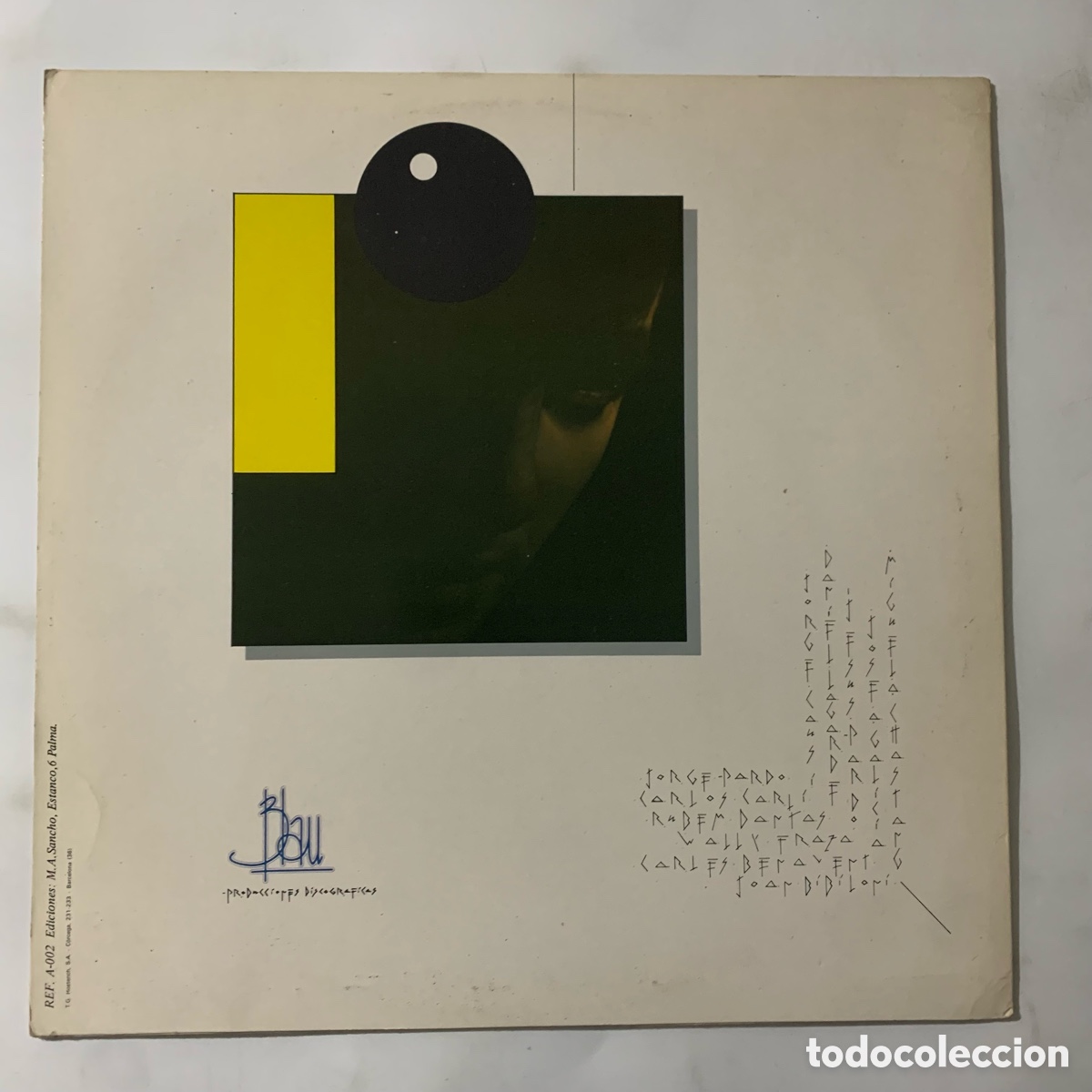 Discos de vinilo: lp Jorge Pardo edicion espa&ntilde;ola de 1982 - Foto 2