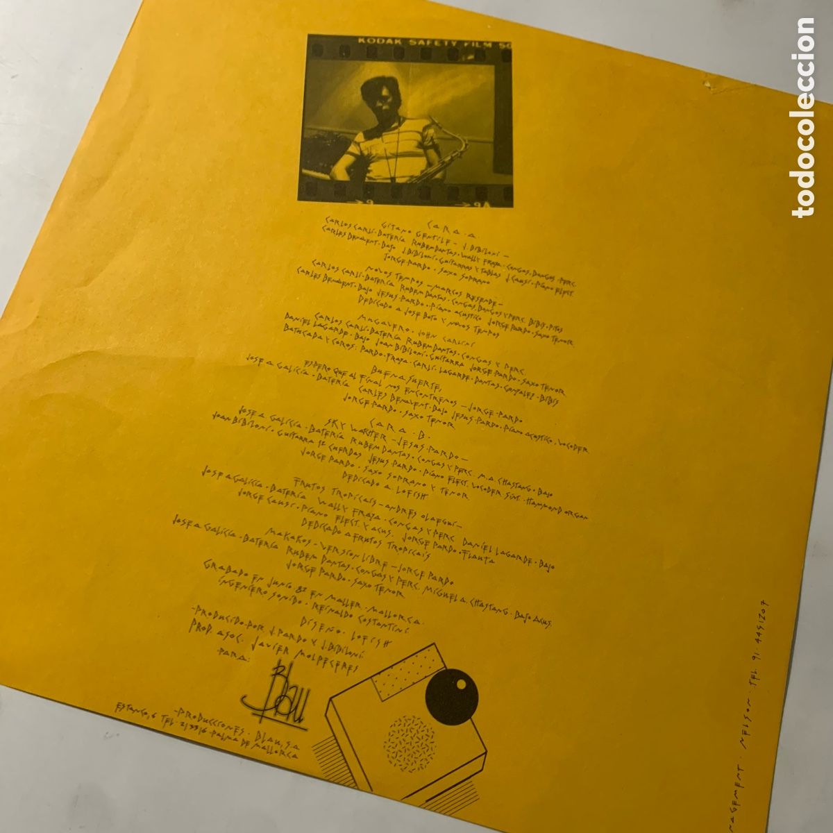 Discos de vinilo: lp Jorge Pardo edicion espa&ntilde;ola de 1982 - Foto 3