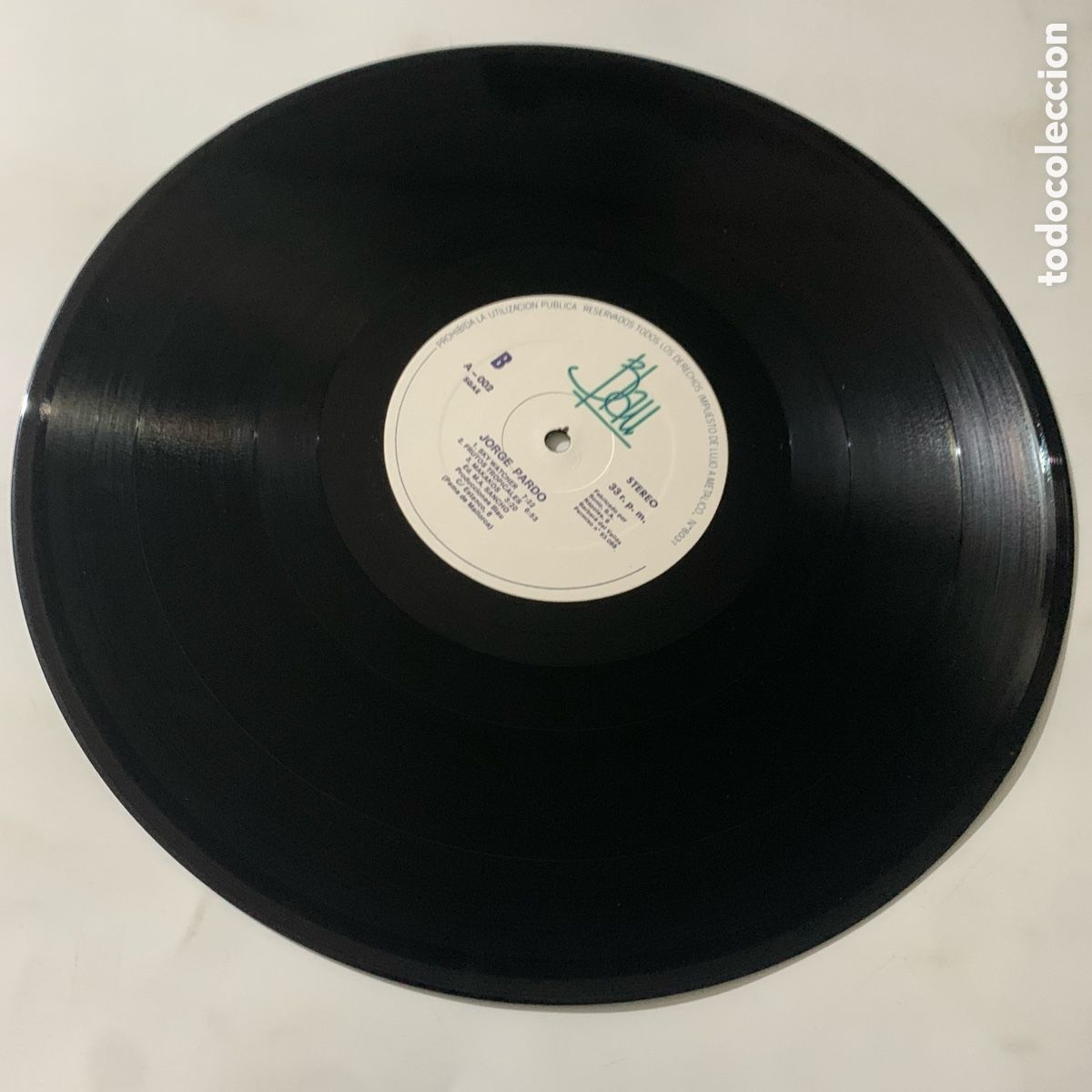 Discos de vinilo: lp Jorge Pardo edicion espa&ntilde;ola de 1982 - Foto 6