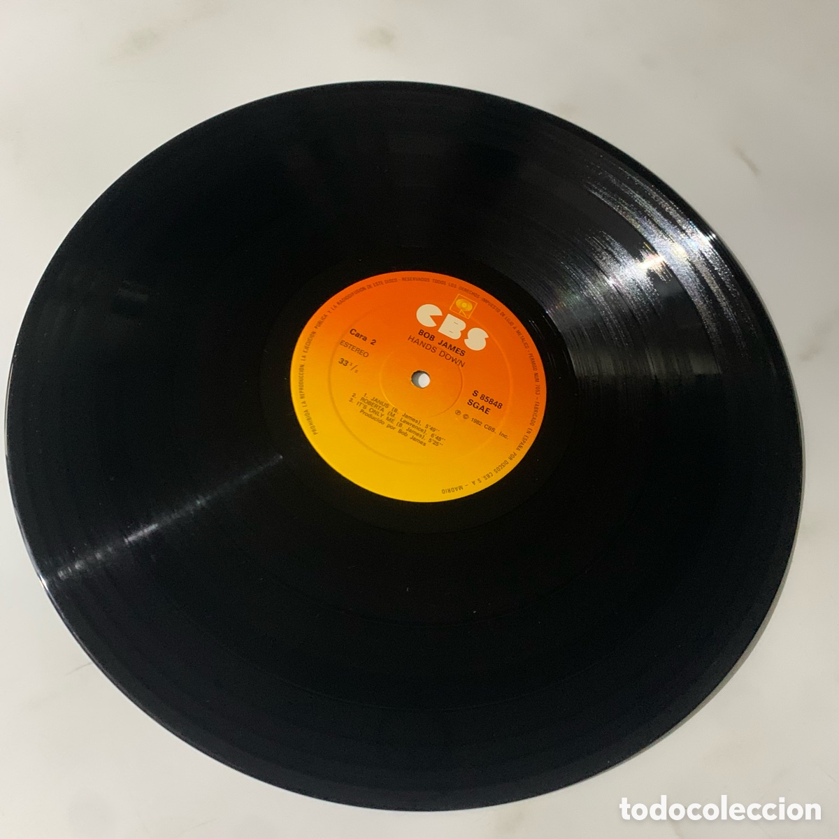 Discos de vinilo: lp Bob James &lrm;&ndash; Hands Down edicion espa&ntilde;ola de 1982 - Foto 4