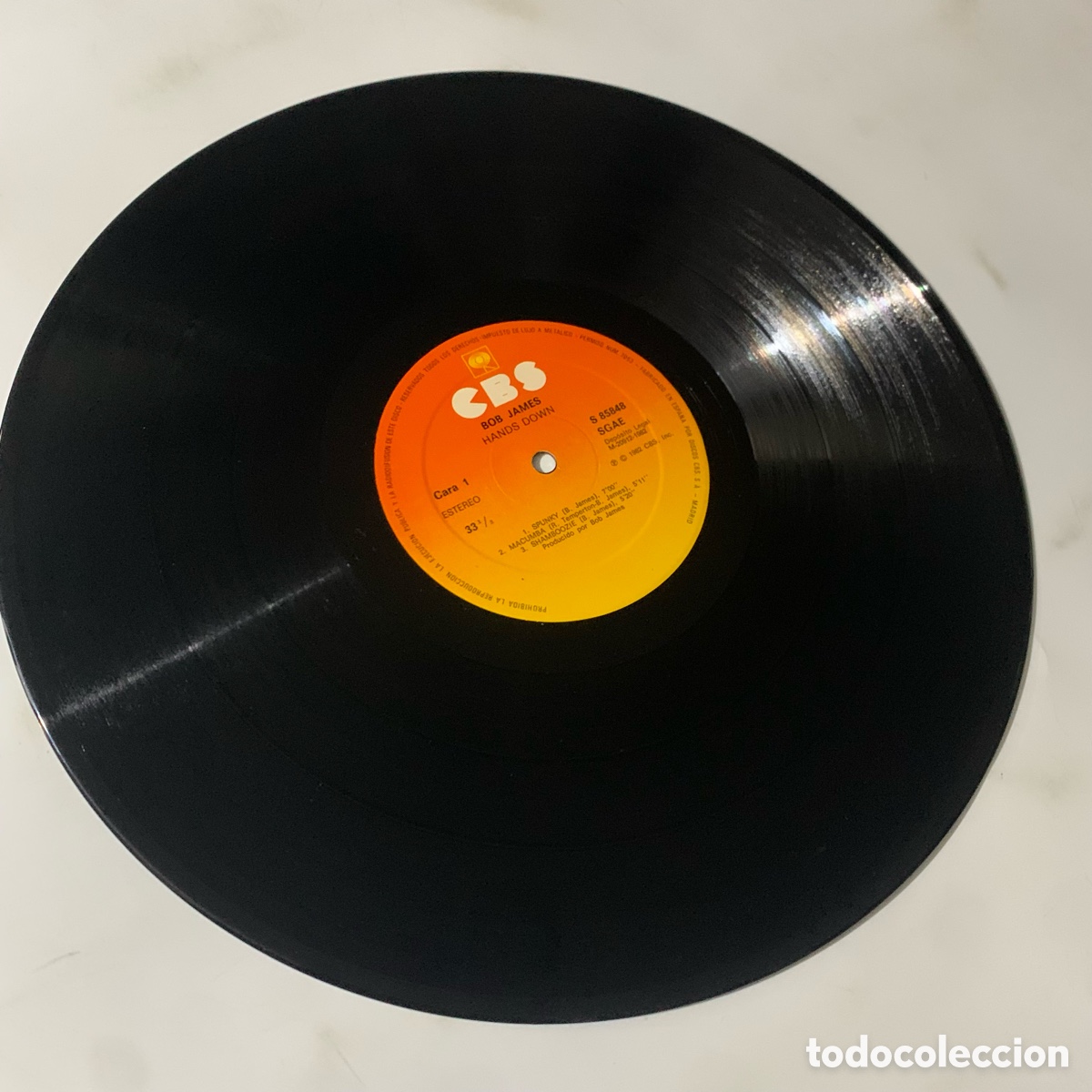 Discos de vinilo: lp Bob James &lrm;&ndash; Hands Down edicion espa&ntilde;ola de 1982 - Foto 5