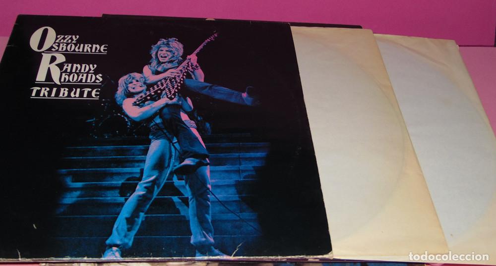Discos de vinilo: OZZY OSBOURNE &ndash; Randy Rhoads Tribute - DOBLE LP 1987 - Foto 3