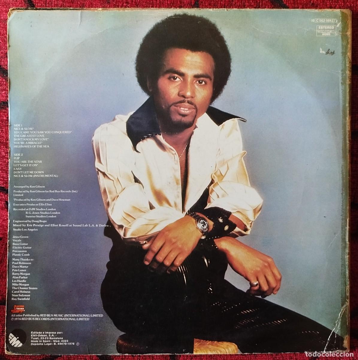 Discos de vinilo: JESSE GREEN ** Nice And Slow ** VINILO LP 1976 - Foto 2