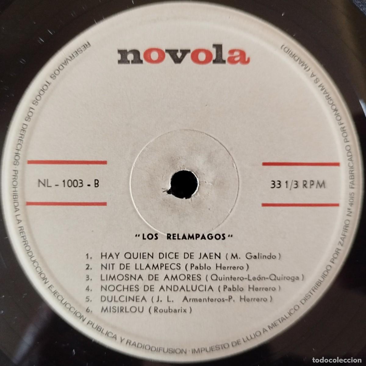 Discos de vinilo: LOS REL&Aacute;MPAGOS ** Los Rel&aacute;mpagos ** VINILO LP 1965 - Foto 4