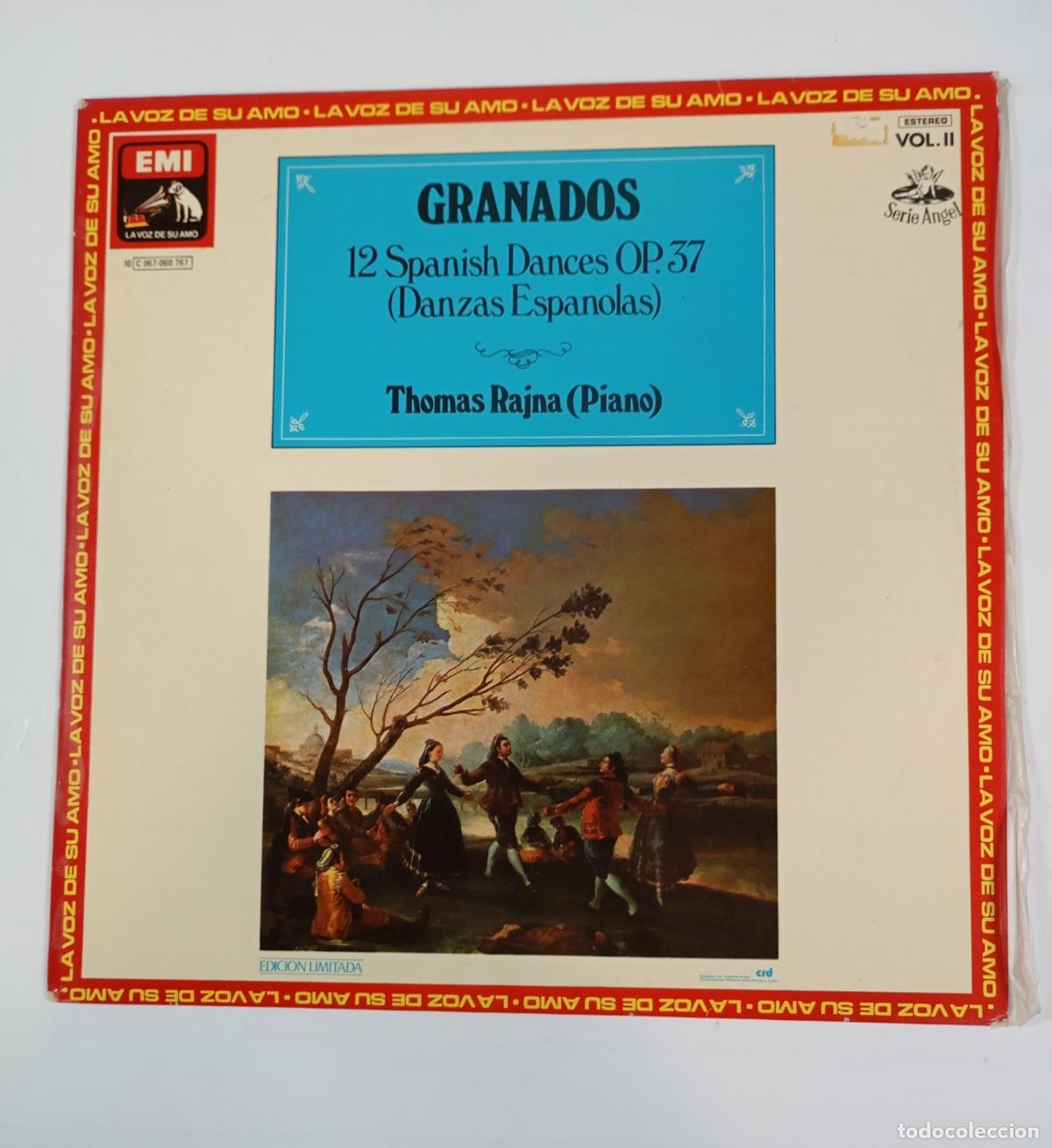 Dischi in vinile: Enrique Granados Piano: Thomas Rajna. La Obra Completa Para Piano Vol. II. 12 Spanish Dances TDKDA70