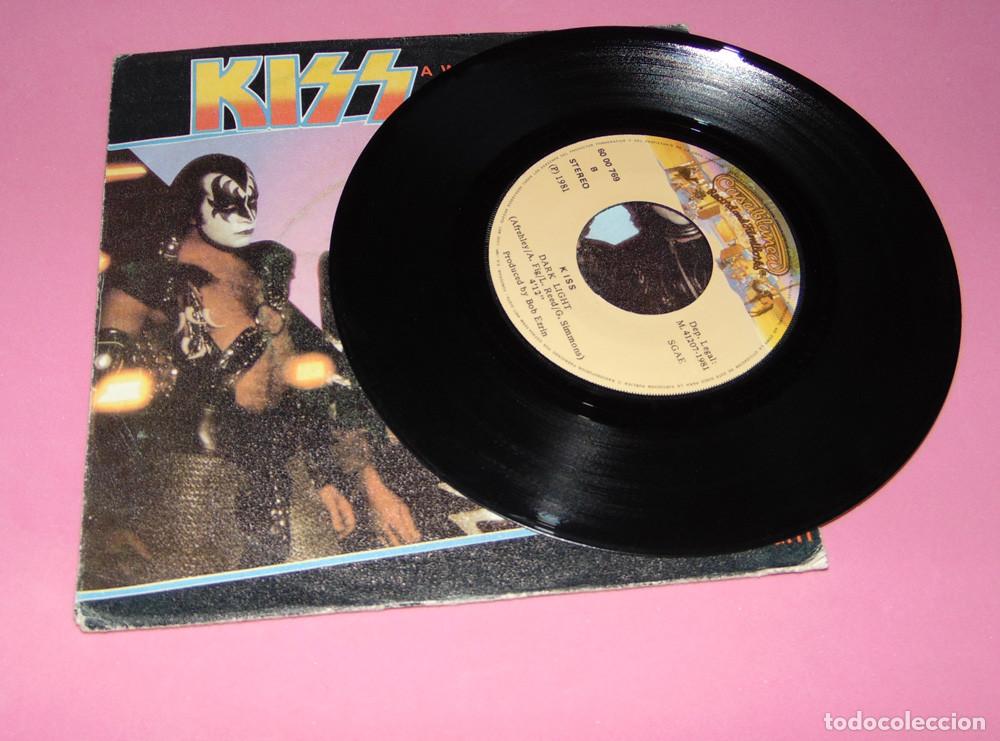 Discos de vinilo: KISS &lrm;&ndash; A World Without Heroes - SINGLE 1981 - Foto 3