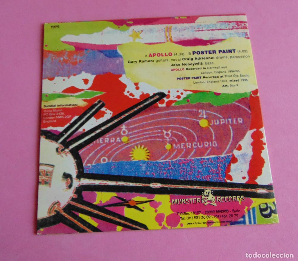 Discos de vinilo: SUNDIAL &lrm;&ndash; Apollo - SINGLE MUNSTER RECORDS 1995 - Foto 2