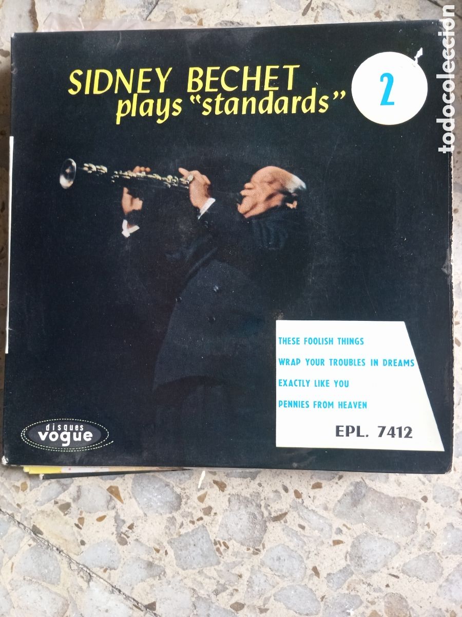 Discos de vinilo: EP SIDNEY BECHET PLAYS STANDARDS VOL 2 FRANCIA - Foto 1