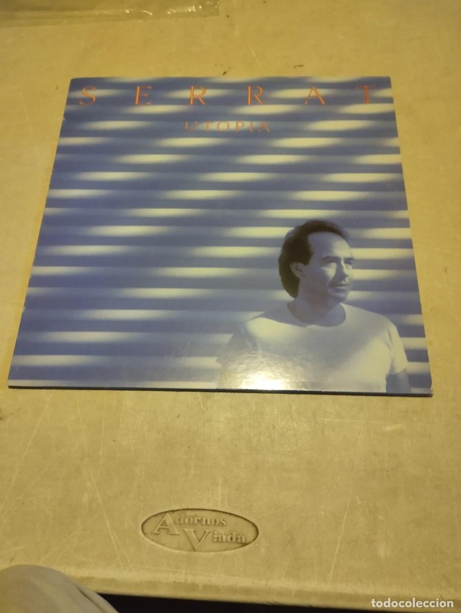 Discos de vinilo: JOAN MANUEL SERRAT LP UTOP&Iacute;A INSERT LETRAS - Foto 1