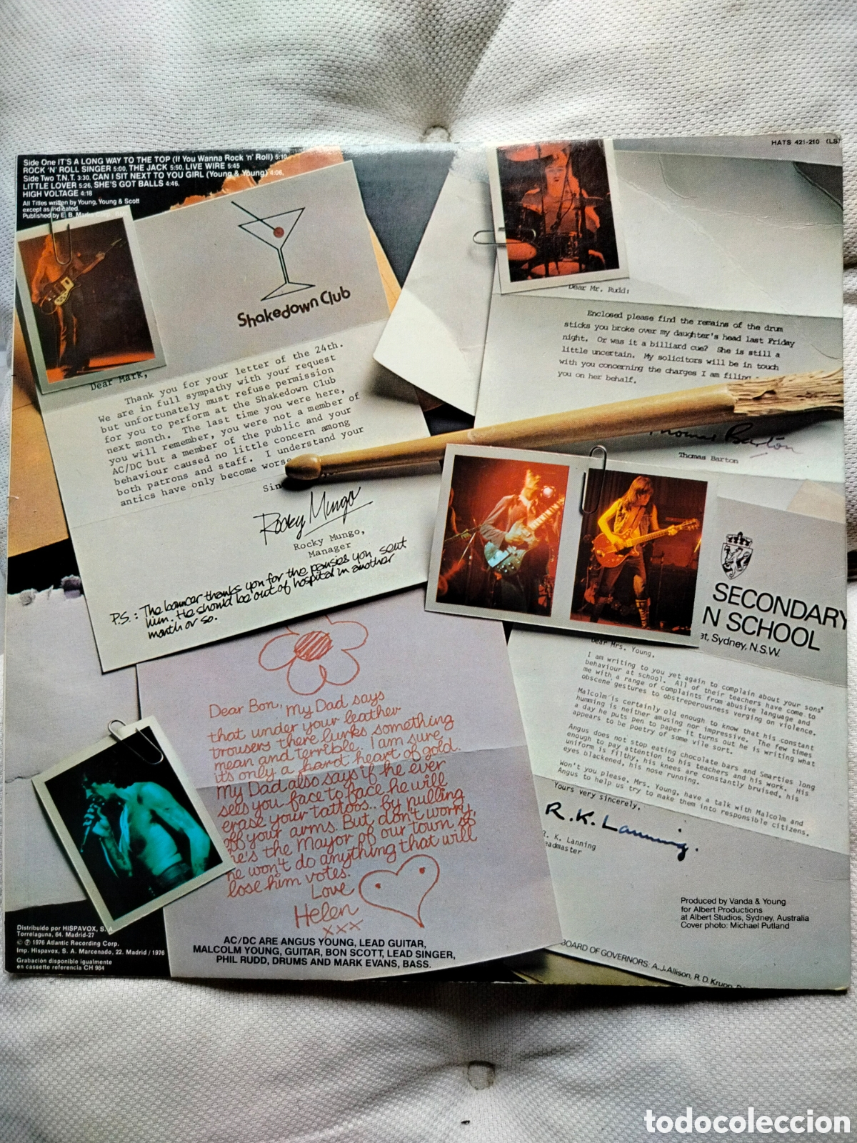 Discos de vinilo: AC/DC LP High Voltage. - Foto 2
