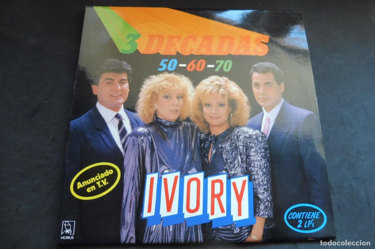 Vinyl-Schallplatten: DOBLE LP - Ivory &ndash; 3 D&eacute;cadas 50-60-70 - Horus &ndash; 41.036, Horus &ndash; 41.037 - Espa&ntilde;a 1988
