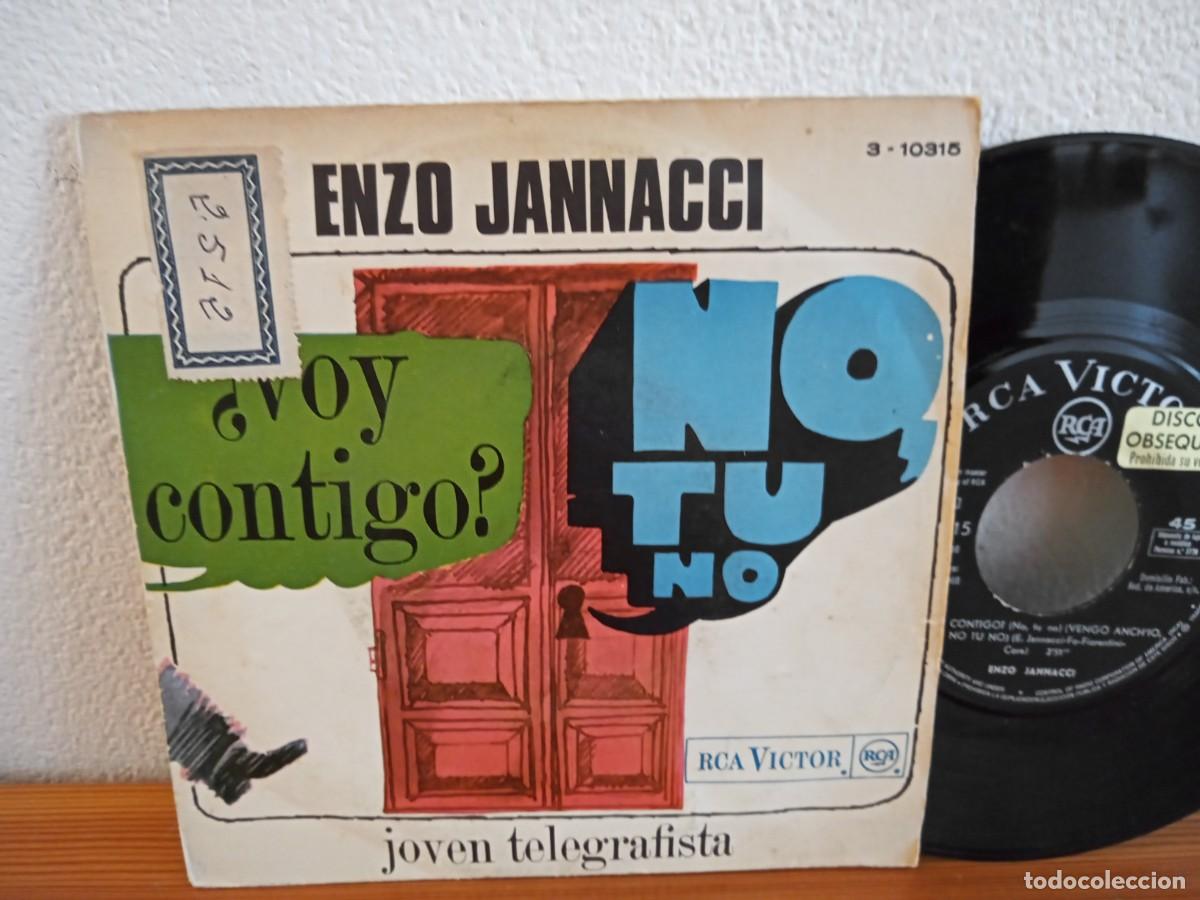 Dischi in vinile: Single - ENZO JANNACCI - &iquest;Voy contigo? No tu no +1 -RCA ( 1968) - PROMO - * PEDIDO MINIMO 6 &euro; *