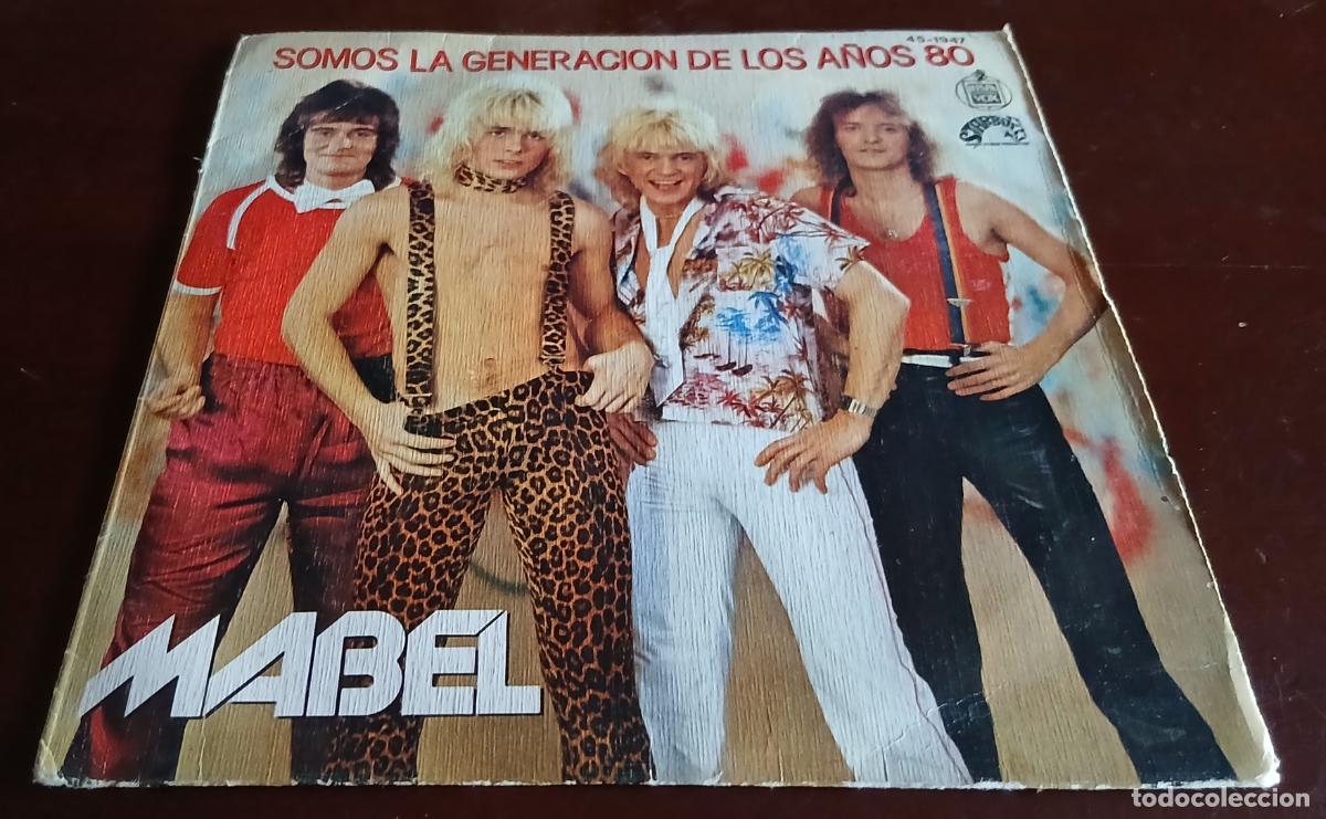 Discos de vinilo: MABEL - SOMOS LA GENERACION DEL 80 - SINGLE - 1980 - Foto 1