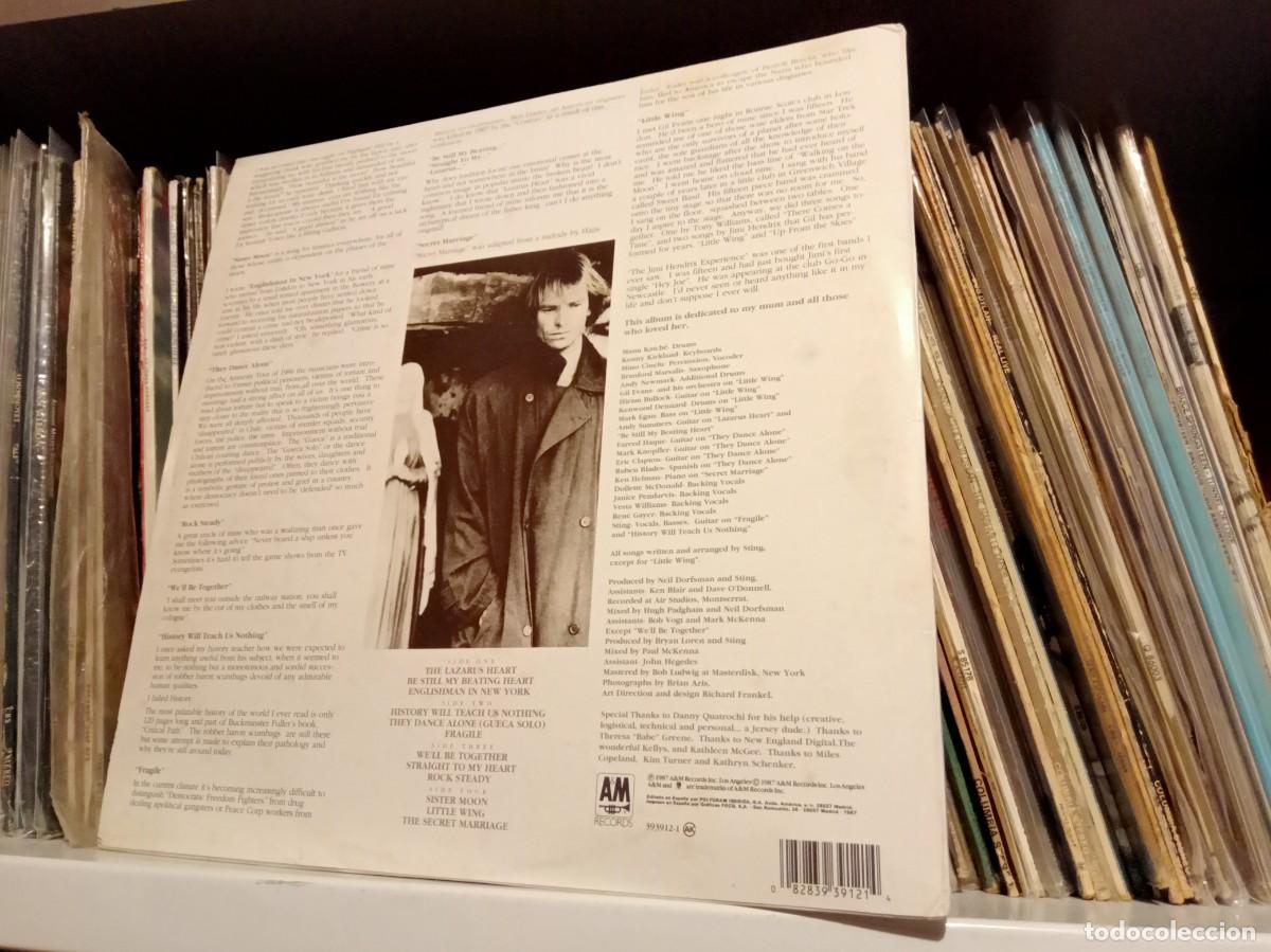 Discos de vinilo: Sting &lrm;&ndash; ...Nothing Like The Sun - lp Spain 1987 - Foto 2