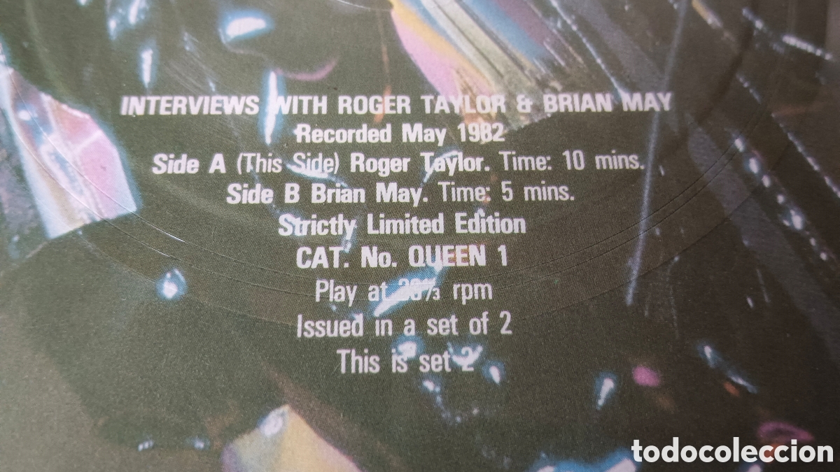 Discos de vinilo: Queen &ndash; Interviews With Roger Taylor & Brian May - Foto 3