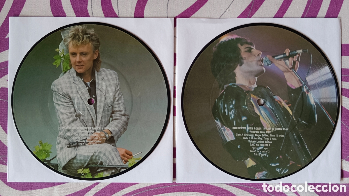Discos de vinilo: Queen &ndash; Interviews With Roger Taylor & Brian May - Foto 1