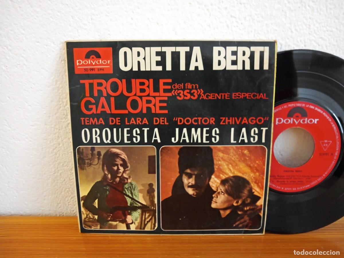 Discos de vinilo: EP - ORIETTA BERTI - Trouble galore +3 - POLYDOR (1966) - Foto 1