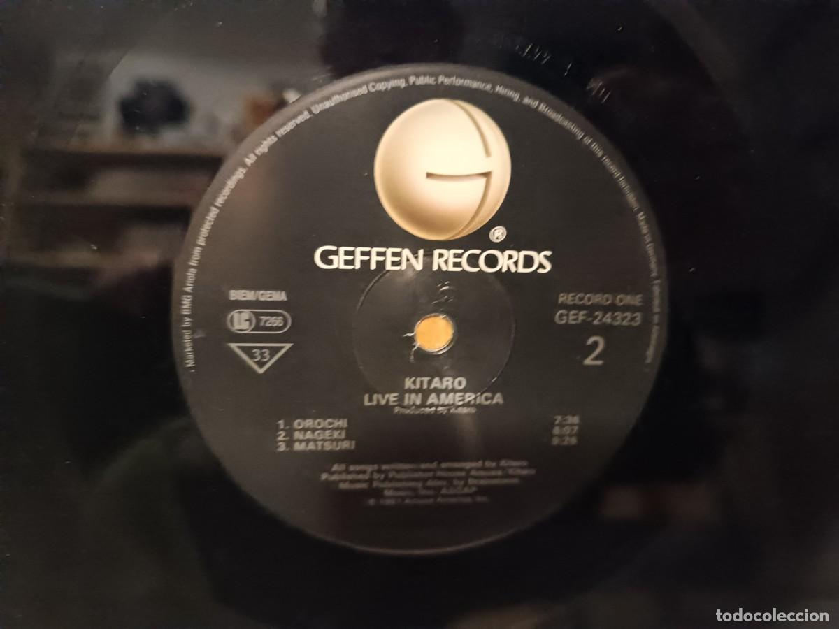 Discos de vinilo: Kitaro Live in Am&eacute;rica..... - Foto 3