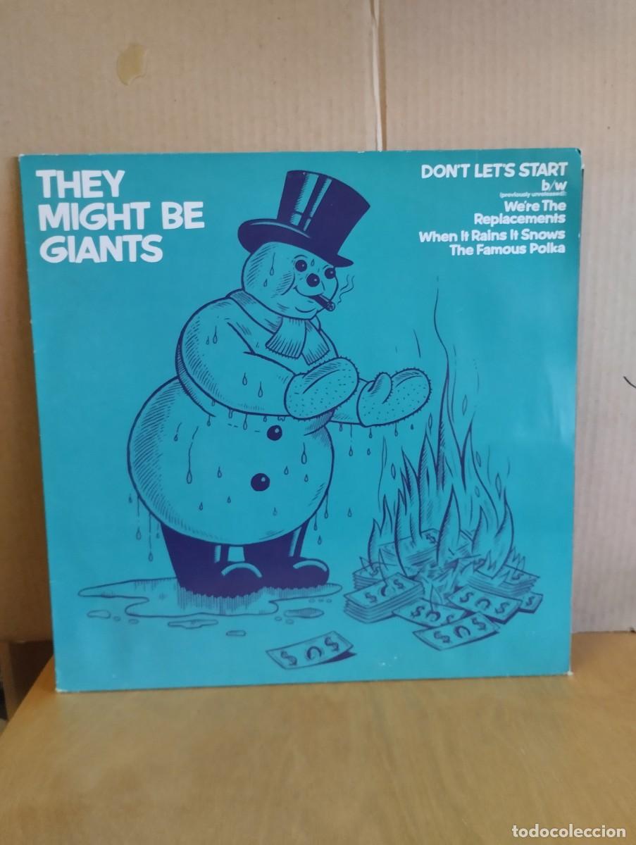 Discos de vinilo: THEY MIGHT BE GIANTS ------ DON&acute;T LET&acute;S START-- MAXI- SINGLE - Foto 1
