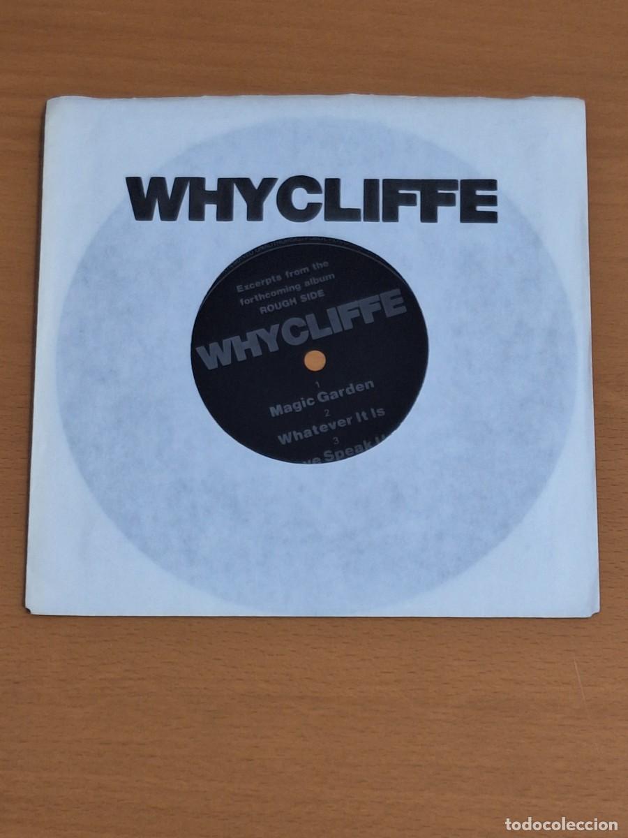 Discos de vinilo: WHYCLIFFE - MAGIC GARDEN/WHATEVER IT IS/LOVE SPEAK UP FLEXI DISC 7 SINGLE - Foto 1
