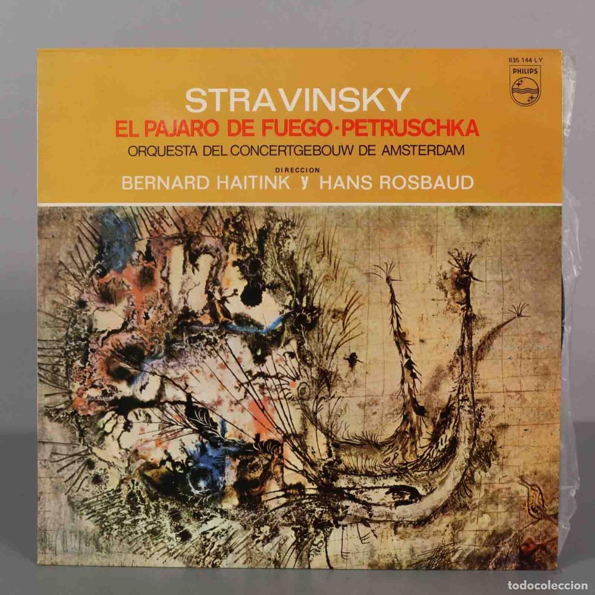 Discos de vinil: LP. Rosbaud &ndash; El P&aacute;jaro De Fuego / Petruschka. Stravinsky