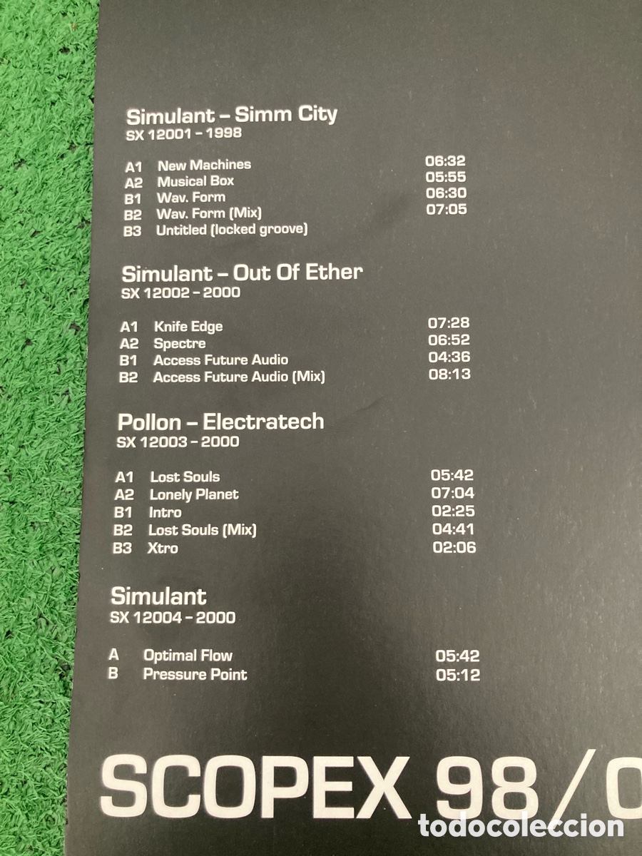 Discos de vinilo: Scopex 98/00 Re Tresor - Foto 3