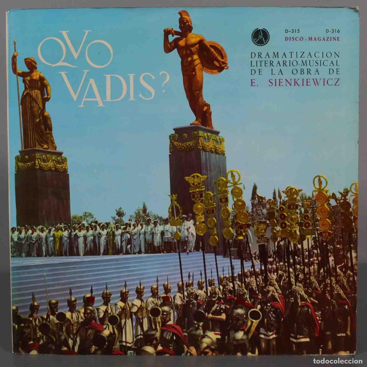 Discos de vinilo: LP. Enrique Sienkiewicz &ndash; Quo Vadis? - Foto 1