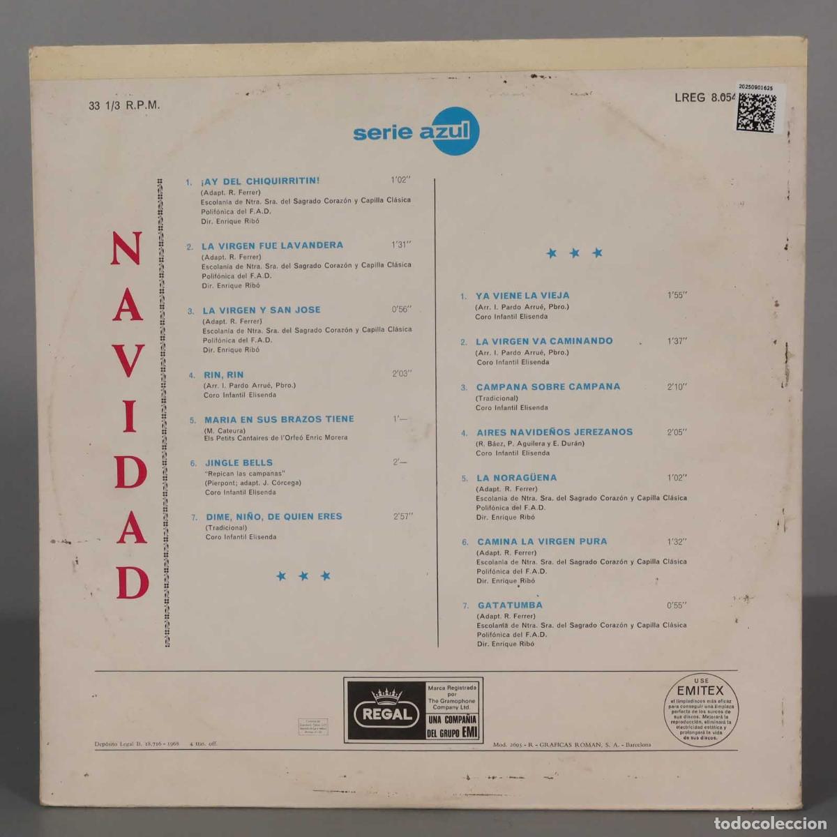 Discos de vinilo: LP. NAVIDAD SERIE AZUL - Foto 2